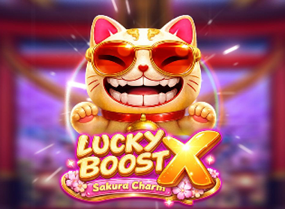 Lucky Boost X Sakura Charm Logo