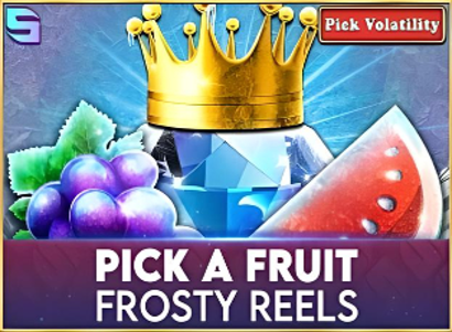 Pick a Fruit Frosty Reels Logo