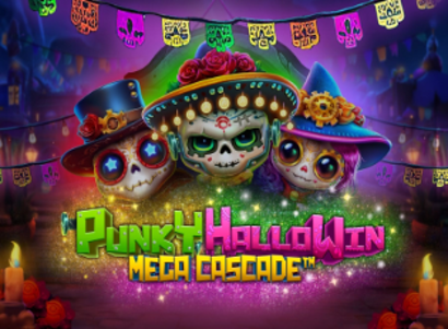 Punky HalloWin Mega Cascade Logo