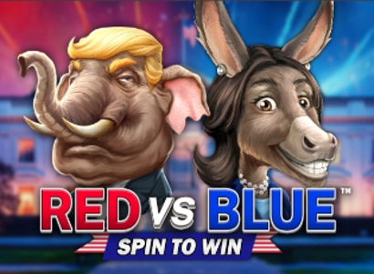 Red vs Blue Spin to Win Logo