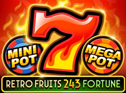 Retro Fruits 243 Fortune Logo
