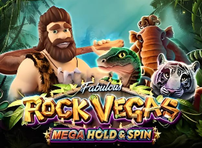 Rock Vegas Mega Hold and Spin Logo
