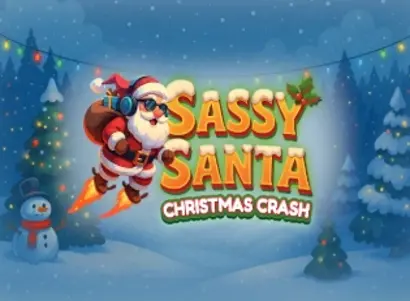 Sassy Santa Christmas Crash Logo