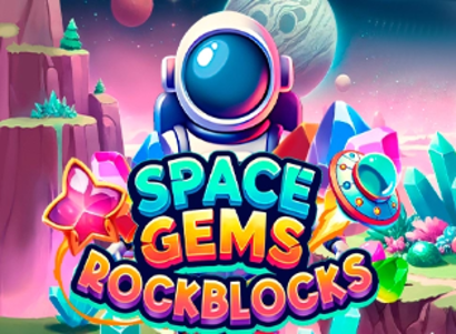 Space Gems Rockblocks Logo