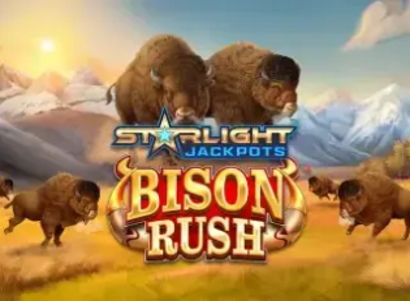 Starlight Jackpots Bison Rush Logo