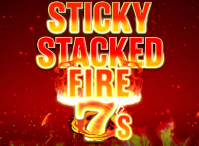 Sticky Stacked Fire 7s Logo