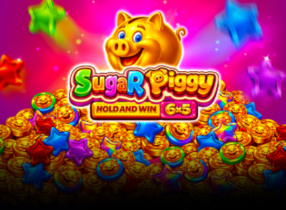 Sugar Piggy Hold and Win 6x5 Logo