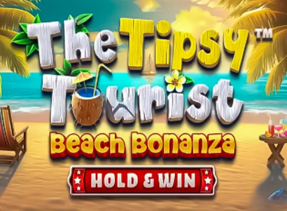 The Tipsy Tourist Beach Bonanza Hold and Win Logo