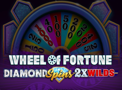 Wheel of Fortune Diamond Spins 2x Wilds Wheel of Fortune Diamond Spins 2x Wilds Logo