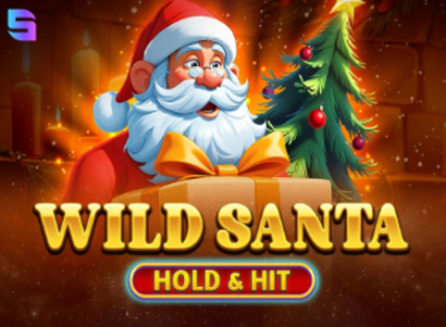 Wild Santa Hold and Hit Logo