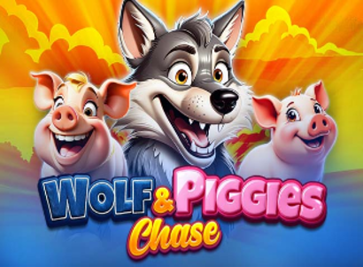 Wolf and Piggies Chase Logo