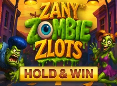 Zany Zombie Zlots Hold and Win Logo