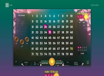 keno games amaterasu
