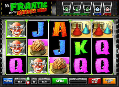 Dr Frantic and the Monster Spins Slot - Play it Now for Free Dr Frantic and the Monster Spins Slot - Play it Now for Free