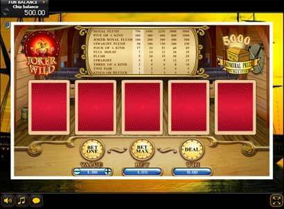 Joker Wild 1 Line Logo