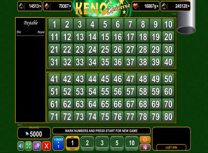 keno universe keno universe