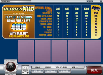 Deuces Wild Multi Hand - Mobil6000 Deuces Wild Multi Hand - Mobil6000