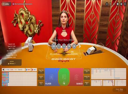 No Commission Baccarat A Logo