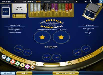 Blackjack 21 online free game