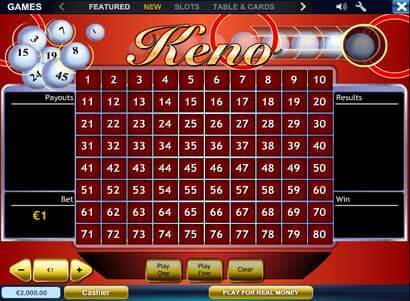 Free Keno | Play Keno Online for Free | No Download Required
