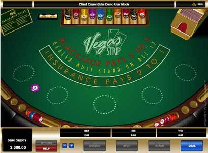 Vegas Strip Blackjack Logo