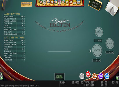 Two street holdem Craps felt table top