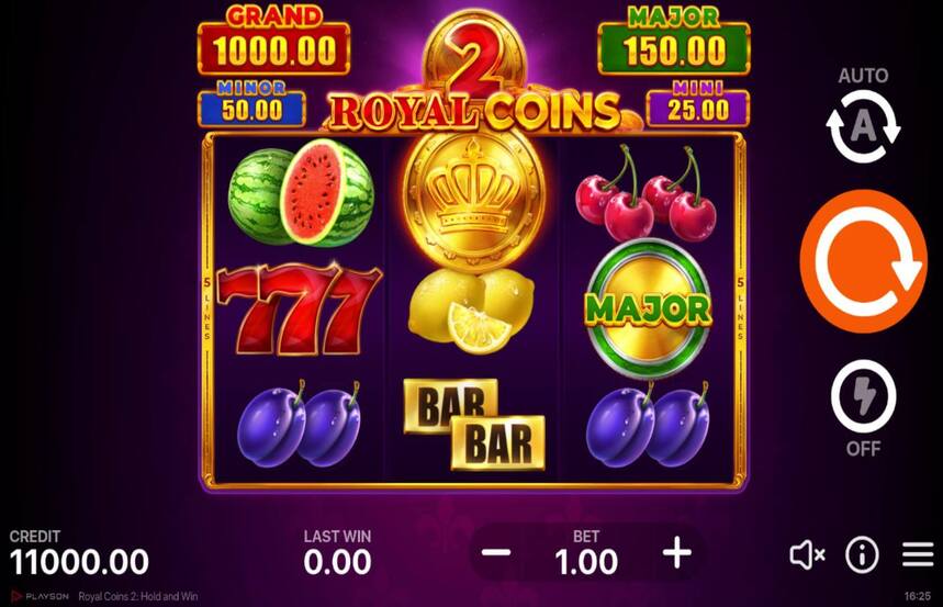 Royal Coins 2 Hold And Win | Play Royal Coins 2 Hold And Win By Playson - 2023
