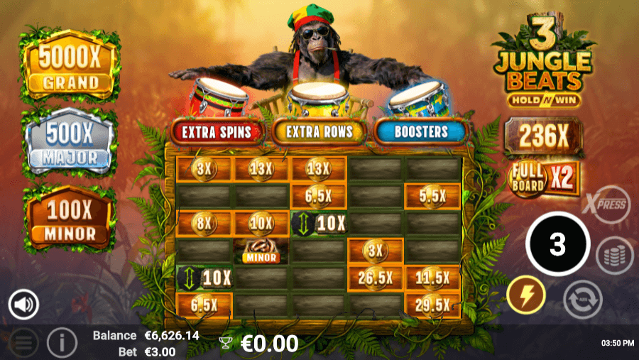 3 Jungle Beats Bonus Game Screenshot