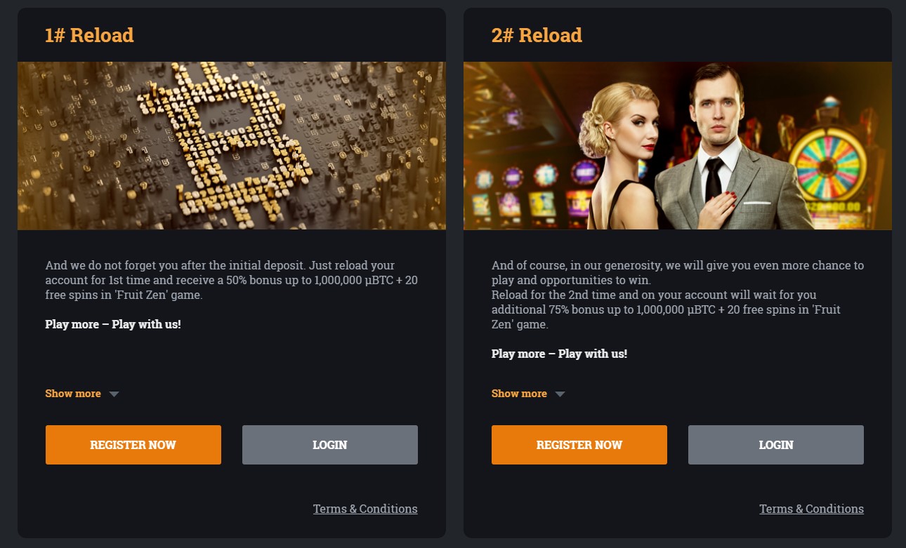 Bspin Online Casino Bonuses