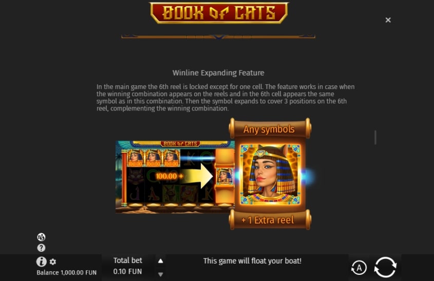 BGaming Book of Cats Slot Bonus Features