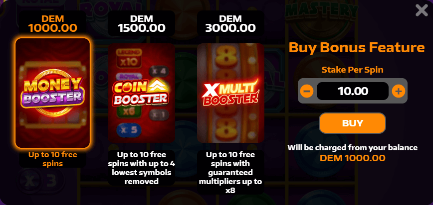 money booster bonus buy