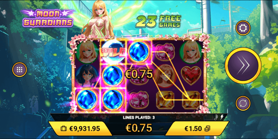 moon guardians free spins
