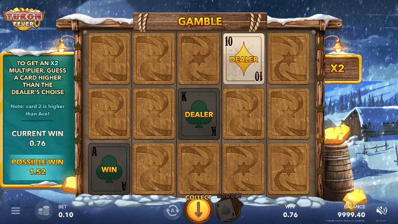 yukon fever mascot gaming gamble feature